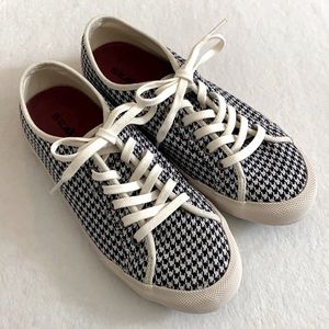 {NWOT} SeaVees for J.Crew | Monterey Houndstooth Sneaker Vegan SF 06/67 (6.5)